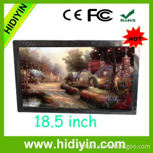 18.5" media lcd advertising players outdoor advertising stands